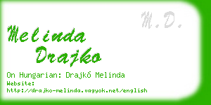 melinda drajko business card